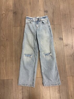 Abercrombie girls straight leg long jeans